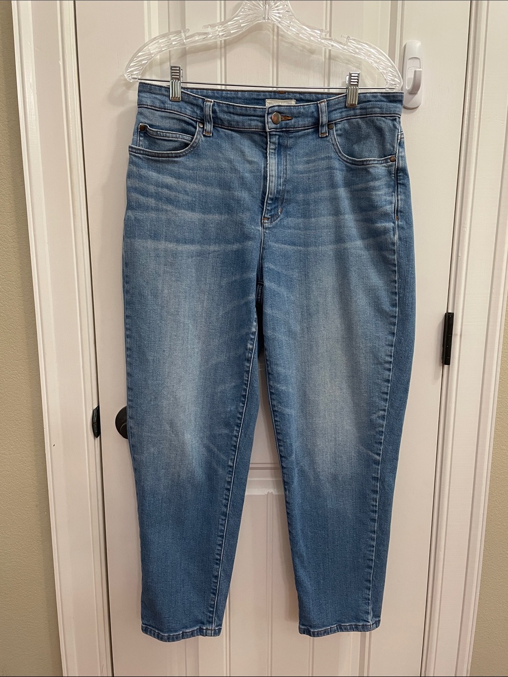 Eileen Fisher Straight Ankle Blue Jeans